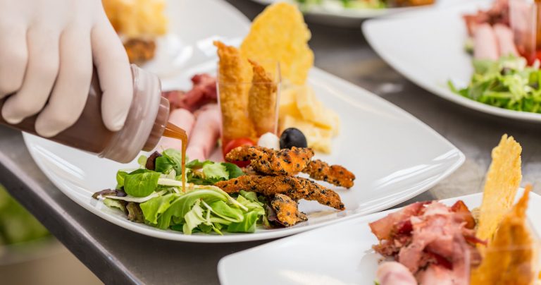 Plate of appetisers